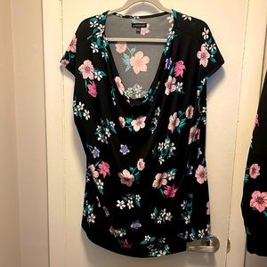 Lane Bryant Floral Print Sleeveless Top Size 22/24